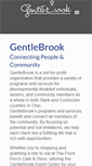 Mobile Screenshot of gentlebrook.org